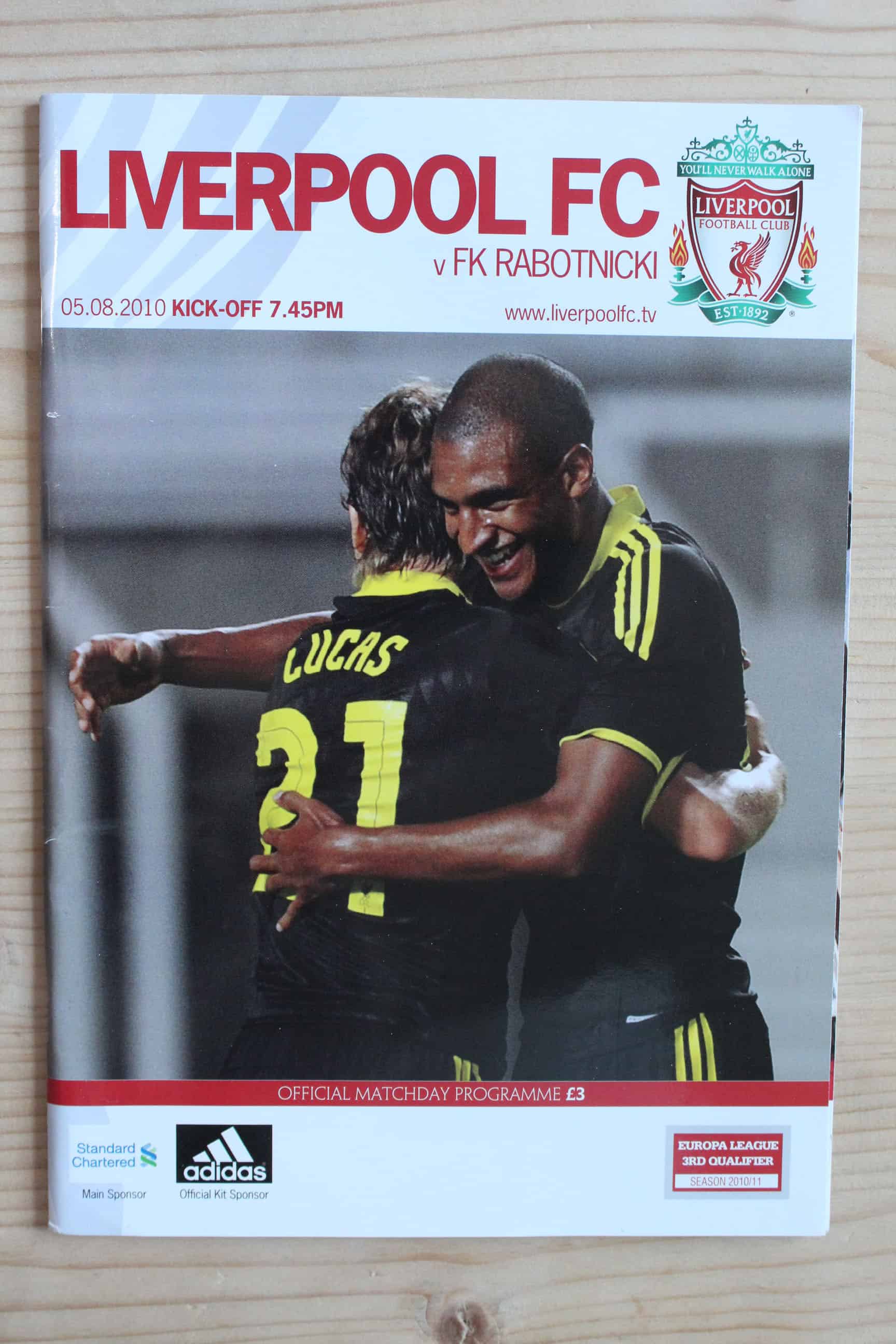 Liverpool FC v FK Rabotnicki Kometal